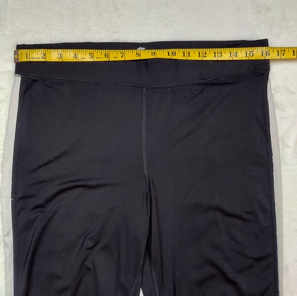 Nordic Track Black White High Rise Athletic Leggings Size L - Picture 5 of 14